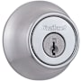 Kwikset Single Standard Cylinder Deadbolt Satin Chrome
