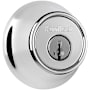 Kwikset 660 Series Deadbolt Single Cylinder Deadbolt with Smartkey Polished Chrome