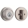Kwikset Contemporary Single Cylinder Deadbolt with SmartKey Satin Nickel