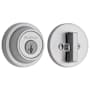Kwikset Contemporary Single Cylinder Deadbolt with SmartKey Satin Chrome