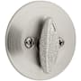 Kwikset Security Series One Sided Deadbolt without Back Plate Satin Nickel