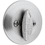 Kwikset Security Series One Sided Deadbolt without Back Plate Satin Chrome