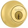Kwikset Double Cylinder Deadbolt with SmartKey from the 660 Series Polished Brass