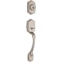 Kwikset Belleview Single Cylinder Sectional Handleset with Smart Key Technology Satin Nickel