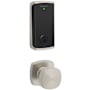 Kwikset Arroyo Knob Set and Halo Electronic Touchscreen Deadbolt Combo Pack with SmartKey Satin Nickel