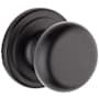 Kwikset Hancock Passage Door Knob Set Matte Black