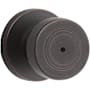 Kwikset Pismo Privacy Door Knob Set with Round Rose Venetian Bronze