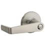 Kwikset Kingston Grade 2 Privacy Door Lever Set Satin Nickel