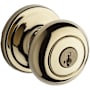 Kwikset Hancock Keyed Entry Single Cylinder Knob Set with SmartKey Polished Brass