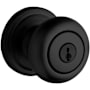 Kwikset Signature Series Hancock Keyed Entry Single Cylinder Knobset Iron Black