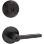 Kwikset Halifax (Round Rosette) Lever and 980 Deadbolt Combo Pack with SmartKey Venetian Bronze