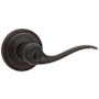Kwikset Tustin Keyed Entry Door Leverset with Smart Key from the Signature Series Venetian Bronze