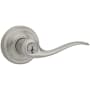 Kwikset Tustin Keyed Entry Door Leverset with Smart Key from the Signature Series Satin Nickel