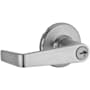 Kwikset Kingston Grade 2 Keyed Entry Door Lever Set with SmartKey Satin Chrome
