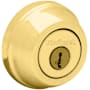 Kwikset 780 Single Cylinder Keyed Entry Deadbolt with SmartKey from the Signature Series Polished Brass