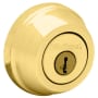 Kwikset 780 Double Cylinder Keyed Entry Deadbolt with SmartKey from the Signature Series Polished Brass