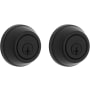 Kwikset 780 Double Cylinder Keyed Entry Deadbolt with SmartKey from the Signature Series Matte Black