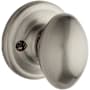 Kwikset Laurel Reversible Non-Turning One-Sided Dummy Door Knob Satin Nickel