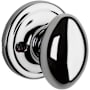 Kwikset Laurel Reversible Non-Turning One-Sided Dummy Door Knob Polished Chrome