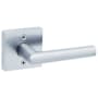 Kwikset Milan Non-Turning One-Sided Dummy Door Lever with Square Rose Satin Chrome