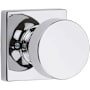 Kwikset Pismo Reversible Non-Turning One-Sided Dummy Door Knob Polished Chrome