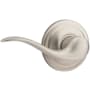 Kwikset Tustin Left Handed Non-Turning One-Sided Dummy Door Lever Satin Nickel