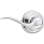 Kwikset Tustin Left Handed Non-Turning One-Sided Dummy Door Lever Polished Chrome