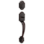 Kwikset Austin Sectional Single Cylinder Keyed Entry Exterior Pack Handleset with SmartKey Venetian Bronze