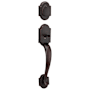 Kwikset Austin Series Dummy Door Handleset Exterior Pack Only Venetian Bronze