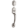 Kwikset Austin Series Dummy Door Handleset Exterior Pack Only Satin Nickel