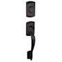 Kwikset Signature Series Avalon Dummy Handleset Matte Black
