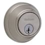 Kwikset Key Control UL Listed Single Cylinder Deadbolt with the SmartKey Feature FOR MASTER KEYING PROJECTS Satin Nickel