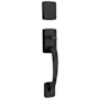 Kwikset Brentford Sectional Dummy Handleset Matte Black