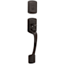 Kwikset Prague Dummy Sectional Handleset - Exterior Only Venetian Bronze