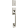 Kwikset Prava Sectional Dummy Exterior Pack Handleset Satin Nickel