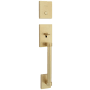 Kwikset Prava Sectional Dummy Exterior Pack Handleset Satin Brass