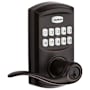Kwikset Tustin SmartKey Single Cylinder Keypad Entry Door Lever Set Venetian Bronze