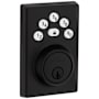 Kwikset Powerbolt 240 Contemporary Single Cylinder Keyless Entry Deadbolt with 5-Button Keypad Matte Black