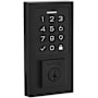 Kwikset SmartCode Deadbolts Touchscreen Single Cylinder Keyless Entry Deadbolt with UL Fire Rating and Smartkey Technology Matte Black