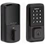Kwikset Halo SmartKey Electronic Touchscreen Keyless Entry Deadbolt with WiFi Matte Black