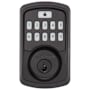Kwikset Aura Electronic Deadbolt with Keypad and Bluetooth Technology Matte Black