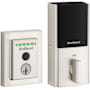 Kwikset Halo Contemporary SmartKey Electronic Fingerprint Keyless Entry WiFi Enabled Deadbolt Satin Nickel