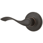 Kwikset Balboa Right Handed Lever Single Cylinder Interior Pack with Round Rose for Handlesets Venetian Bronze