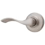 Kwikset Balboa Right Handed Lever Single Cylinder Interior Pack with Round Rose for Handlesets Satin Nickel