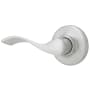 Kwikset Balboa Right Handed Lever Single Cylinder Interior Pack with Round Rose for Handlesets Satin Chrome