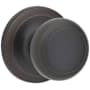Kwikset Cove Knob Single Cylinder Interior Pack with Round Rose for Handlesets Venetian Bronze