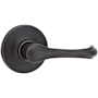 Kwikset Dorian Lever Single Cylinder Interior Pack with Round Rose for Handlesets Venetian Bronze
