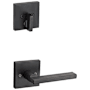 Kwikset Halifax Lever Single Cylinder Interior Pack with Square Rose for Handlesets Venetian Bronze