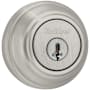 Kwikset 980 Single Cylinder Keyed Entry Deadbolt from the Signature Series Satin Nickel