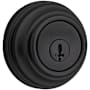 Kwikset 980 Single Cylinder Keyed Entry Deadbolt from the Signature Series Matte Black